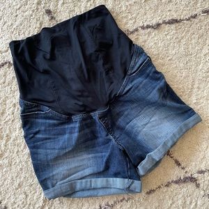 Isabel Maternity Jean Shorts